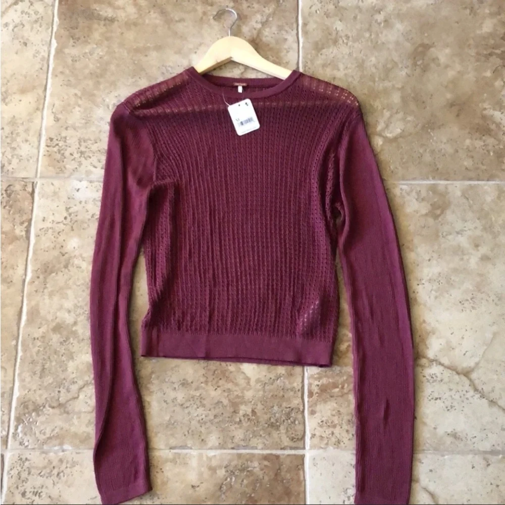 FREE PEOPLE ❤️‍🔥 NWT LONG SLEEVE TOP